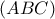 \left( {ABC} \right)