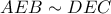 AEB\sim DEC