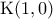 \displaystyle{{\rm K}(1,0)}