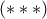 \left( {***} \right)