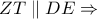 ZT\parallel DE\Rightarrow