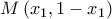 M\left ( x_1,1-x_1 \right ) M\left ( x_1,1-x_1 \right )