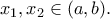 x_1,x_2\in (a,b).