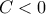 \displaystyle{C<0} \displaystyle{C<0}