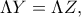 \Lambda Y = \Lambda Z,