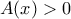 A(x)>0