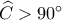 \widehat{C}>90^\circ
