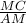  \frac{MC}{AM} 