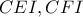 CEI, CFI