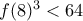 f(8)^3 < 64