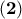 \left(\mathbf{2} \right)