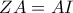 ZA=AI