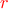 \color{red}r \color{red}r