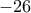 -26