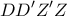 \displaystyle{ 
DD{'}Z{'}Z 
}