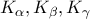 \displaystyle{ 
K_\alpha  ,K_\beta  ,K_\gamma   
}