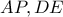 AP, DE