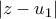 \displaystyle{\left|z-u_{1} \right|}
