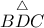 B\overset{\bigtriangleup }DC