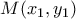 M(x_1 , y_1)
