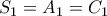 S_1=A_1 = C_1