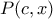 P(c,x)