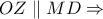 OZ\parallel MD\Rightarrow