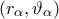 (r_{\alpha},\vartheta_{\alpha})