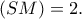 (SM)=2.