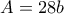 A=28b