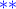 \color{blue}{**}