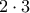 2\cdot 3