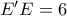 E'E=6