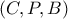 (C,P,B)