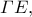 \varGamma E,