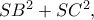 SB^2+SC^2,