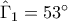\hat{\Gamma}_1 = 53^\circ