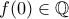 f(0)\in\Bbb{Q}