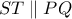 ST\parallel PQ