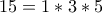 15=1*3*5