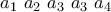 a_1~a_2~a_3~a_3~a_4 a_1~a_2~a_3~a_3~a_4