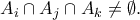 A_i \cap A_j \cap A_k \neq \emptyset.