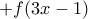 +f(3x-1)