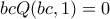 bcQ(bc,1) = 0