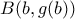 \displaystyle{B(b,g(b))}