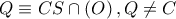 Q\equiv CS\cap \left( O \right),Q\ne C Q\equiv CS\cap \left( O \right),Q\ne C