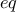 \&rho;eq