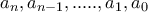 a_n, a_{n-1},....., a_1, a_0