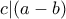 c|(a-b)