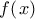 f(\left x )\right